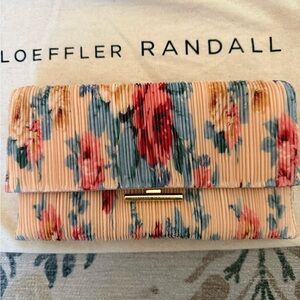 Loeffler Randall Pleated Floral Clutch - Multicolor